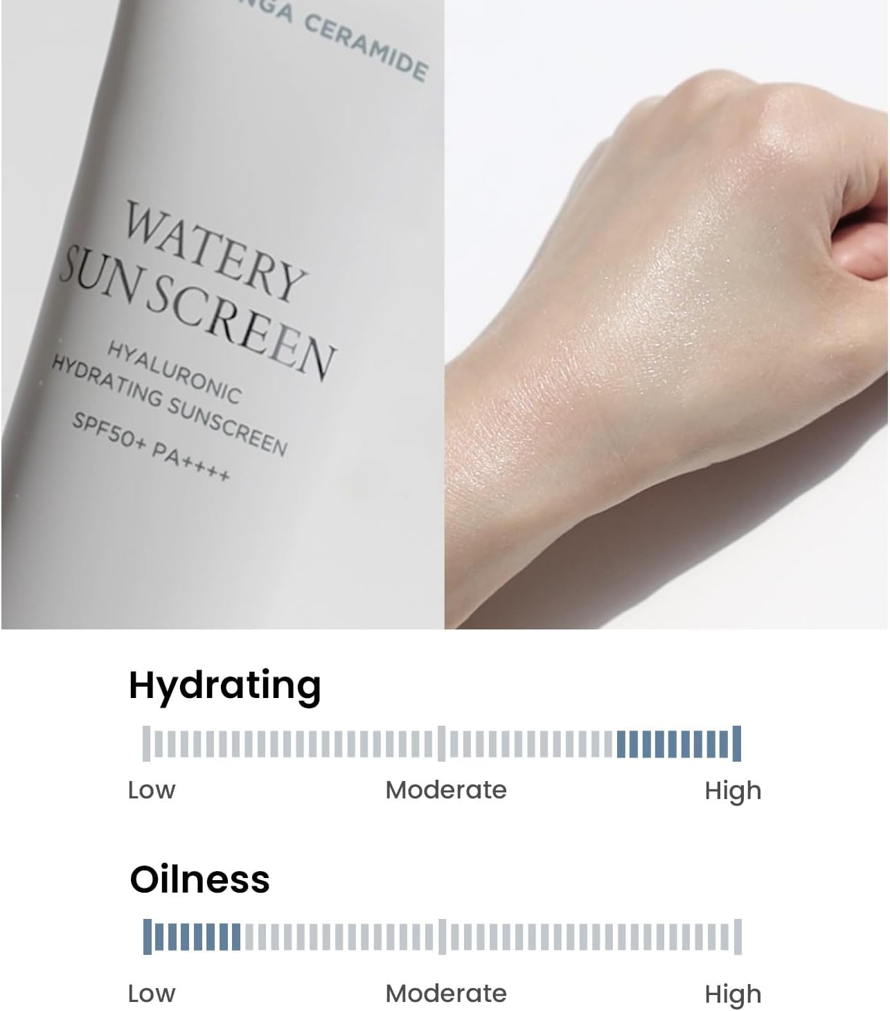 Moringa Ceramide Hydrating Watery Sunscreen [50ml]