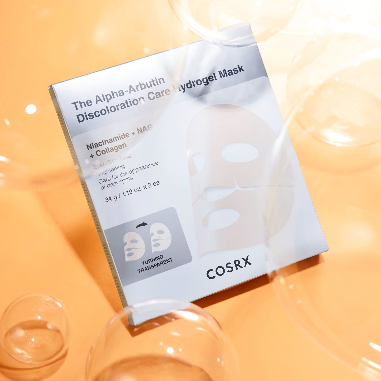 The Alpha-Arbutin Discoloration Care Hydrogel Mask [1pc]