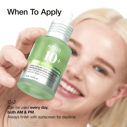Azelaic Acid 10 Hyaluron Redness Soothing Serum [30ml]