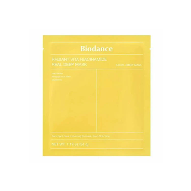 Radiant Vita Niacinamide Real Deep Mask [34g]