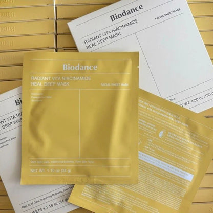 Radiant Vita Niacinamide Real Deep Mask [34g]
