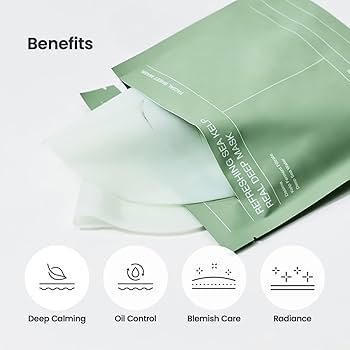 Refreshing Sea Kelp Real Deep Mask [34g]