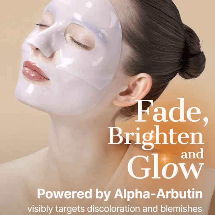 The Alpha-Arbutin Discoloration Care Hydrogel Mask [1pc]