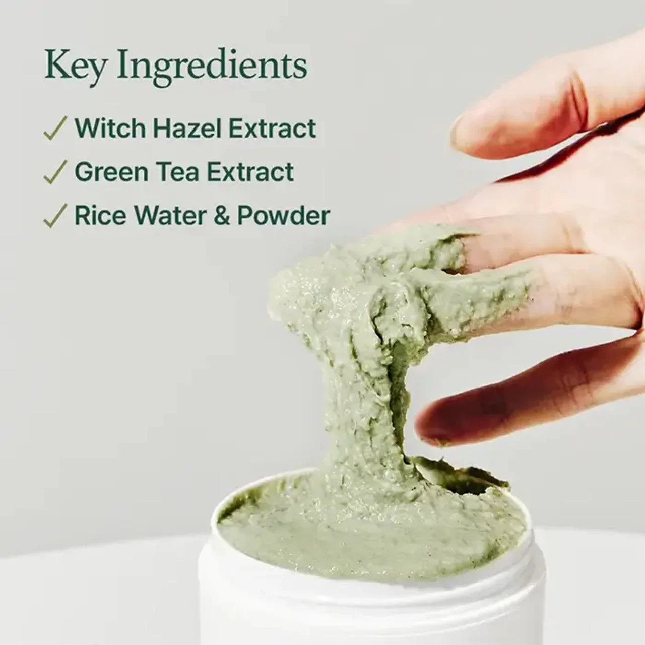 Fresh Green Rice Mochi Cleanser [120g]
