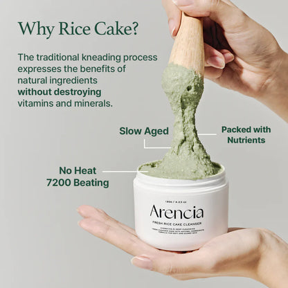 Fresh Green Rice Mochi Cleanser [120g]
