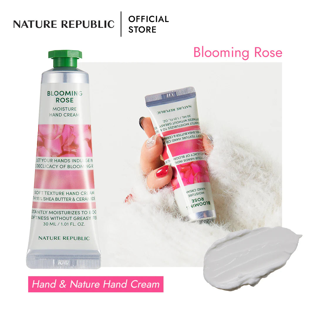 HAND &amp; NATURE Blooming Rose Hand Cream [30ml]
