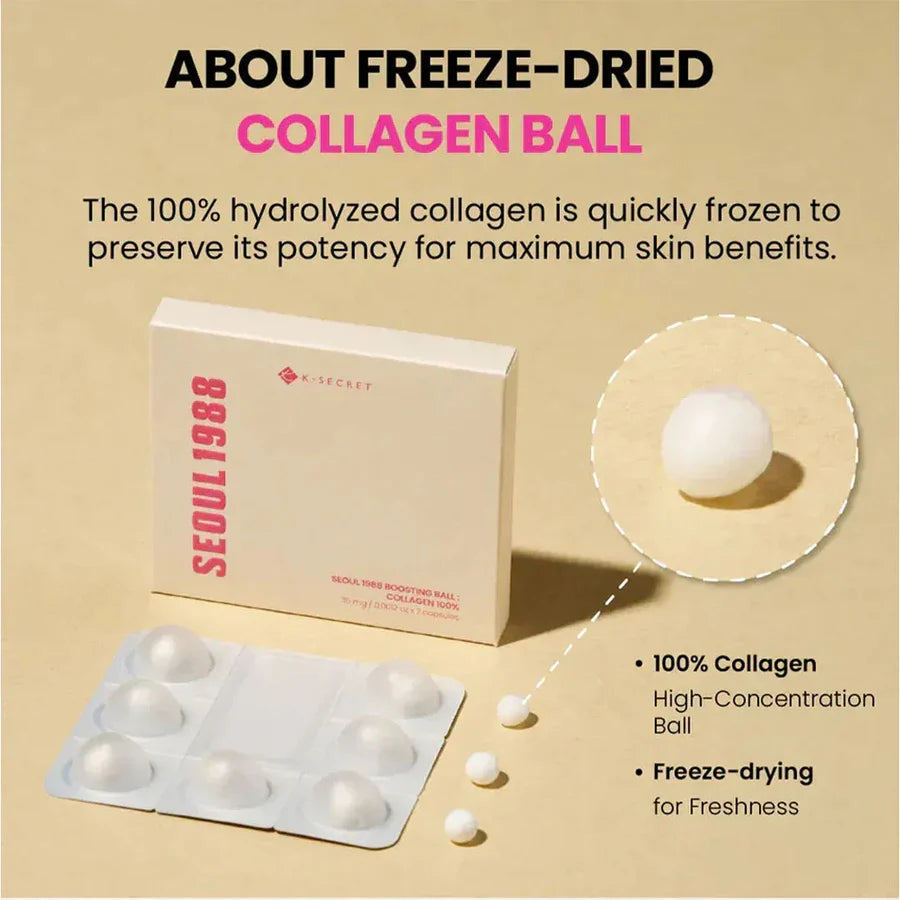 SEOUL 1988 Boosting Ball: 100% Collagen [7 Capsules]