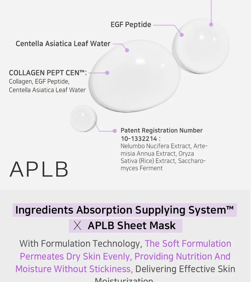 Collagen EGF Peptide Sheet Mask [25ml]