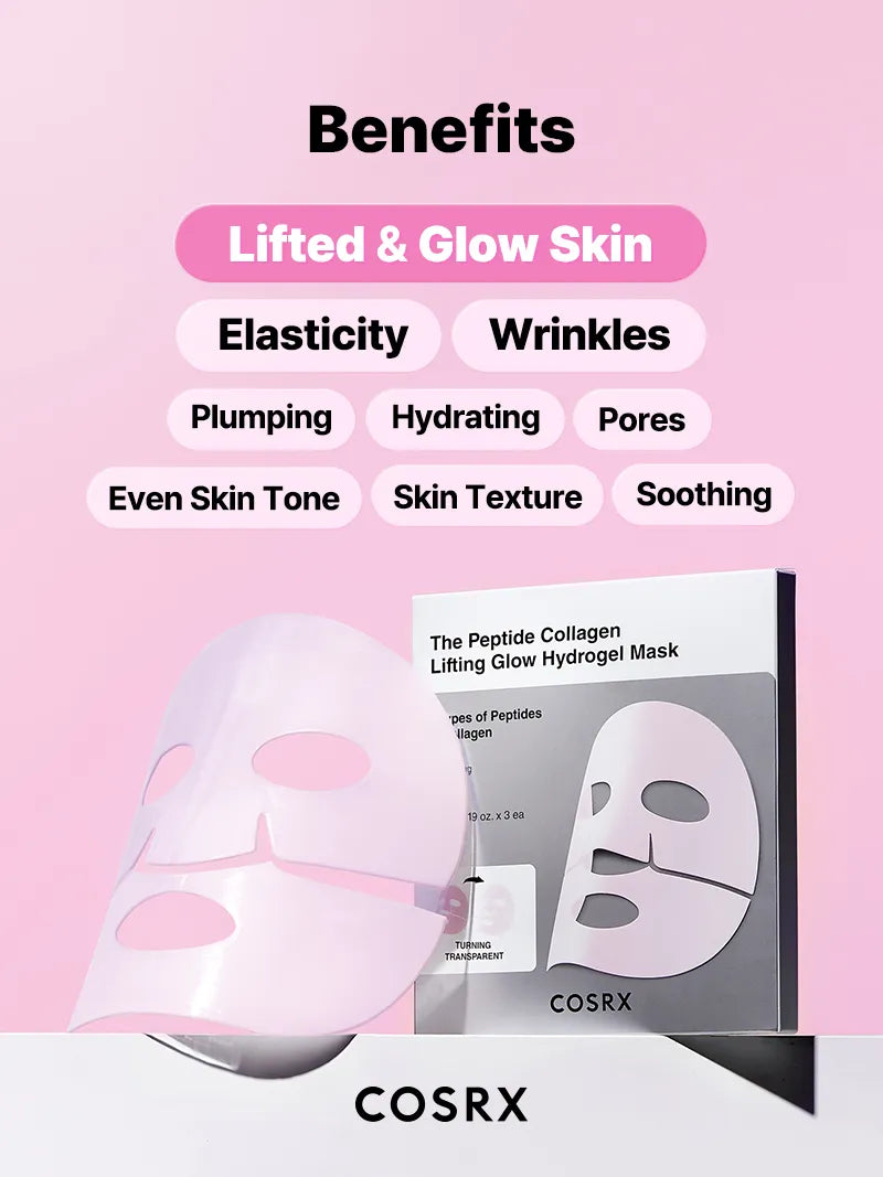 The Peptide Collagen Lifting Glow Hydrogel Mask [1pcs]