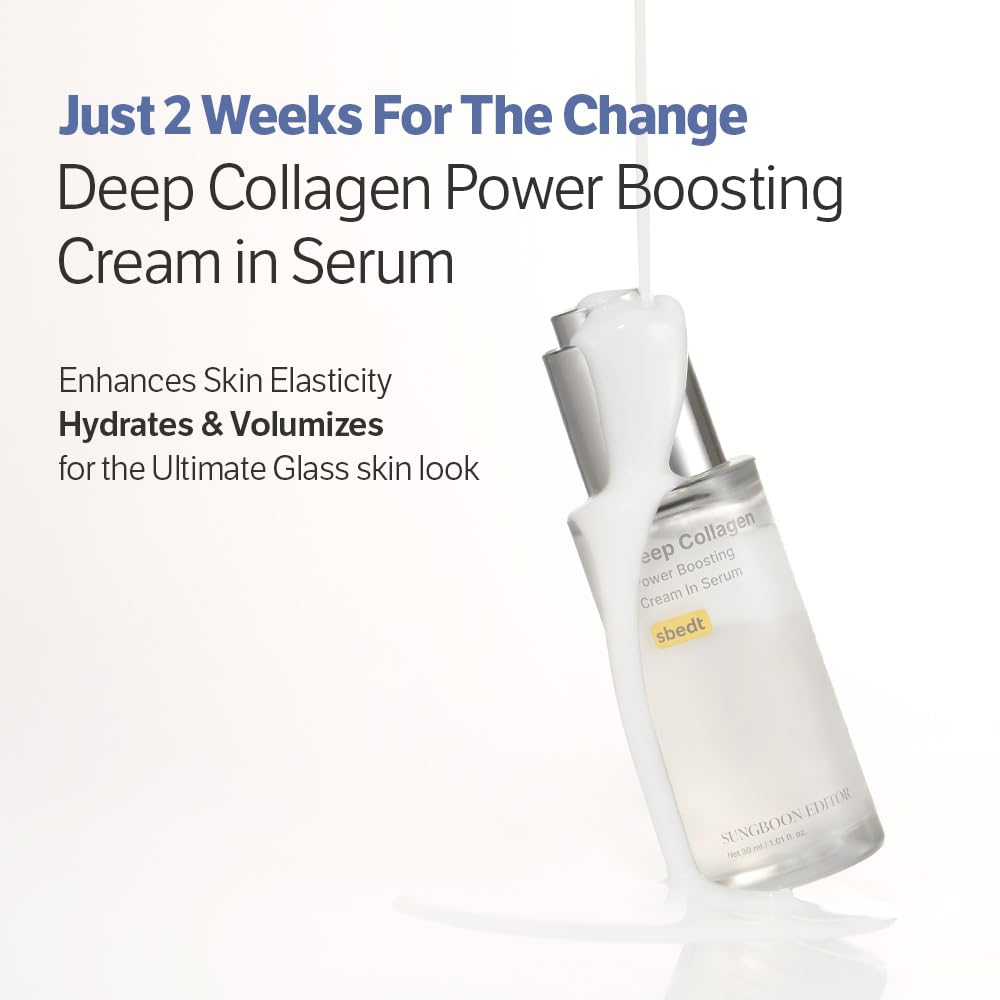 Deep Collagen Power Boosting Cream In Serum [30ml]
