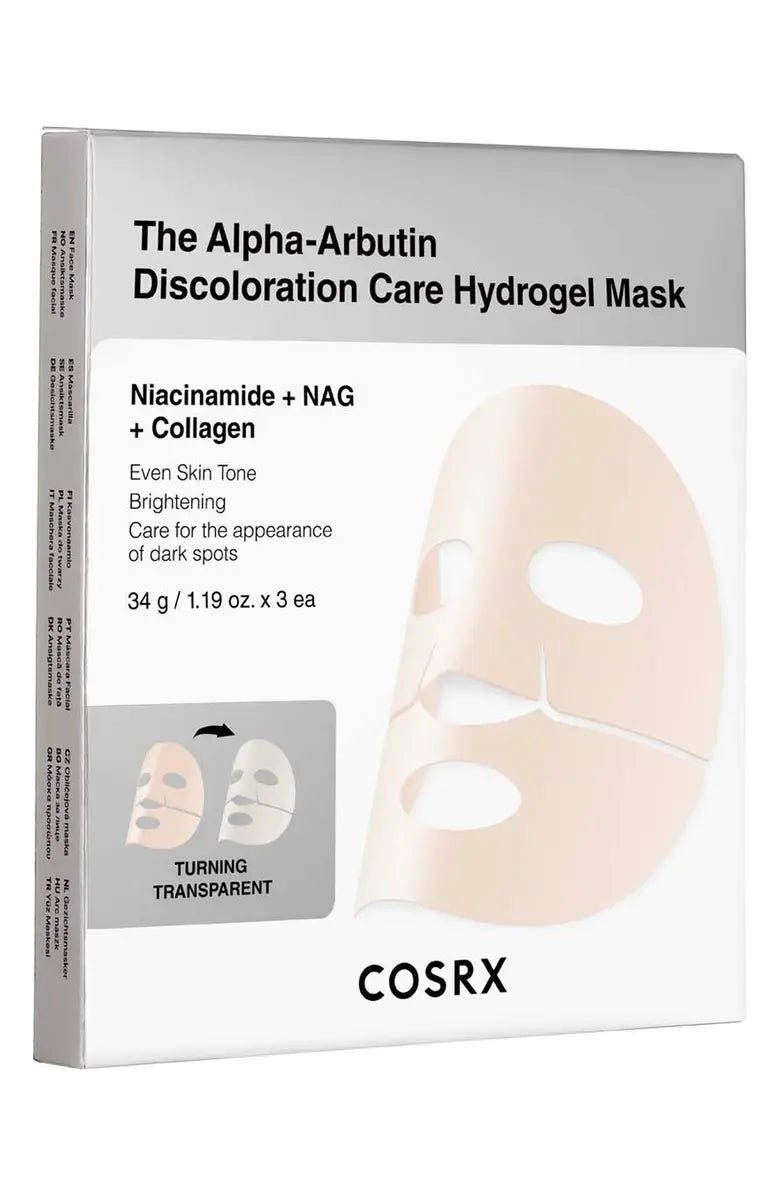 The Alpha-Arbutin Discoloration Care Hydrogel Mask [1pc]