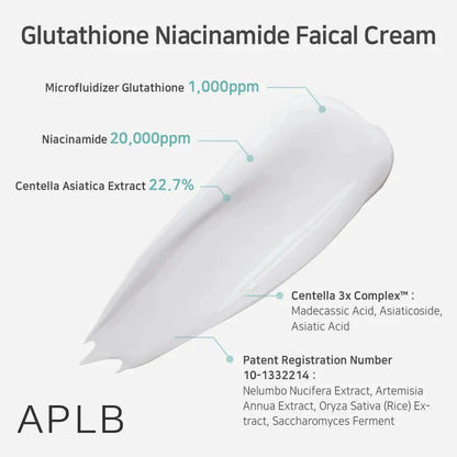[APLB] Glutathione Niacinamide Facial Cream [55ml] - Moisturizer