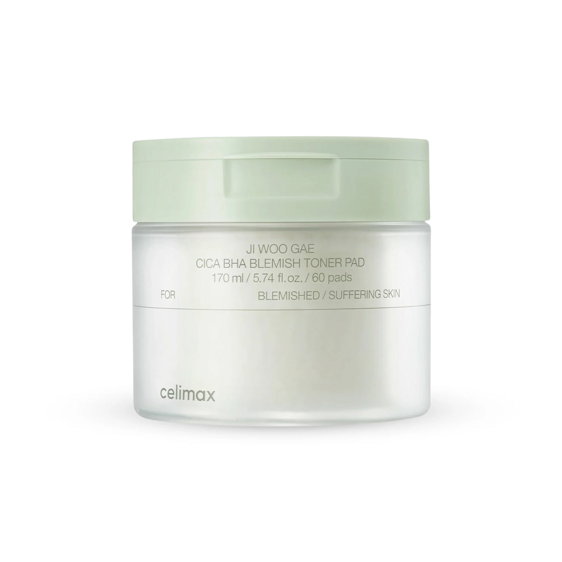 Ji Woo Gae Cica BHA Blemish Toner Pad [60 pcs]