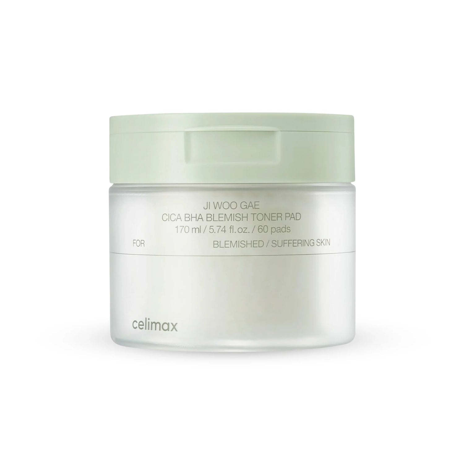 Ji Woo Gae Cica BHA Blemish Toner Pad [60 pcs]