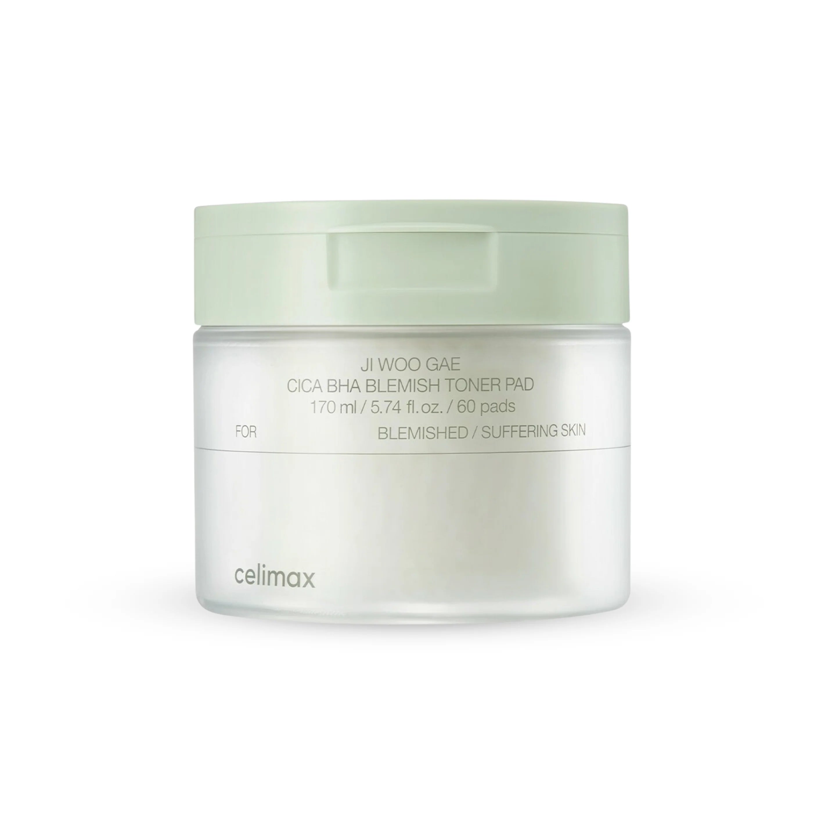 Ji Woo Gae Cica BHA Blemish Toner Pad [60 pcs]