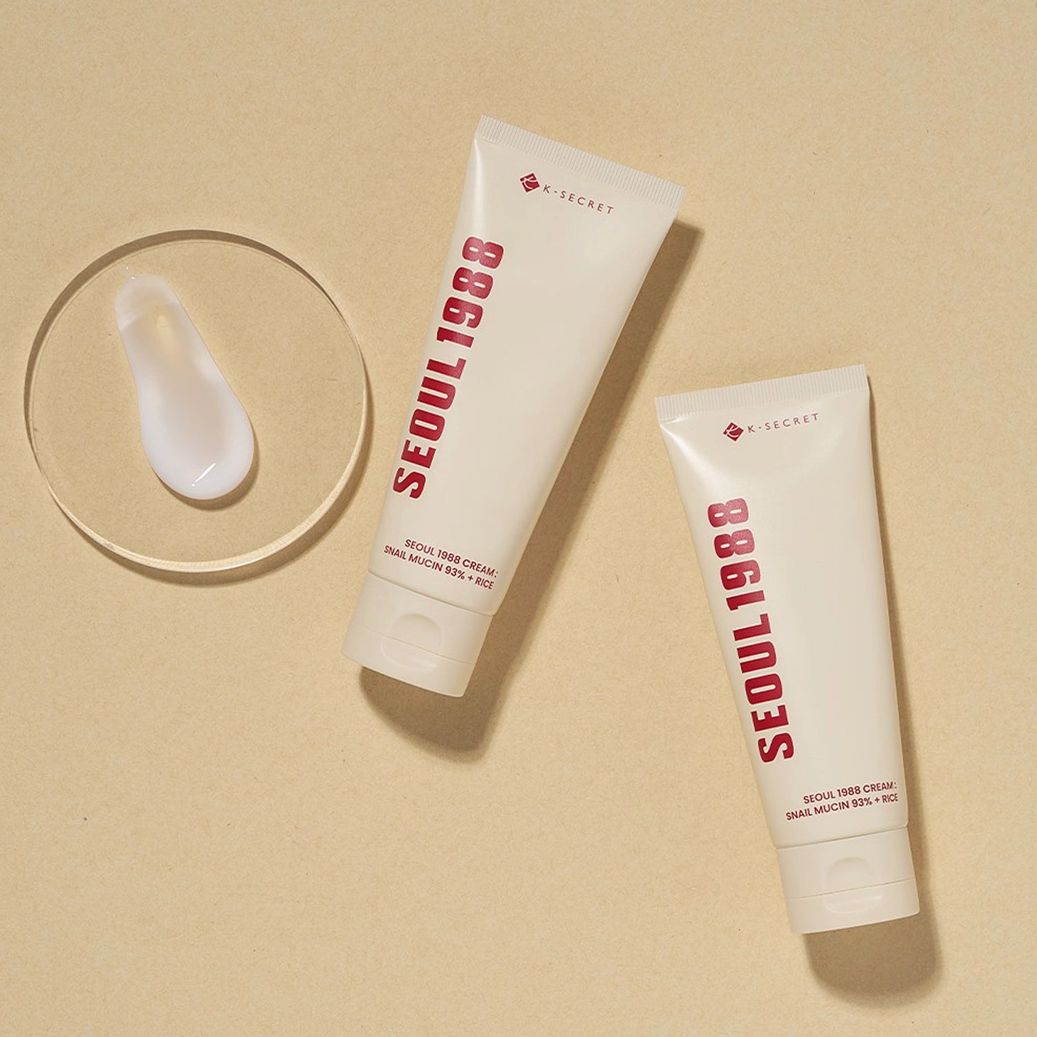 SEOUL 1988 Cream : Snail Mucin 93% + Rice [100ml]